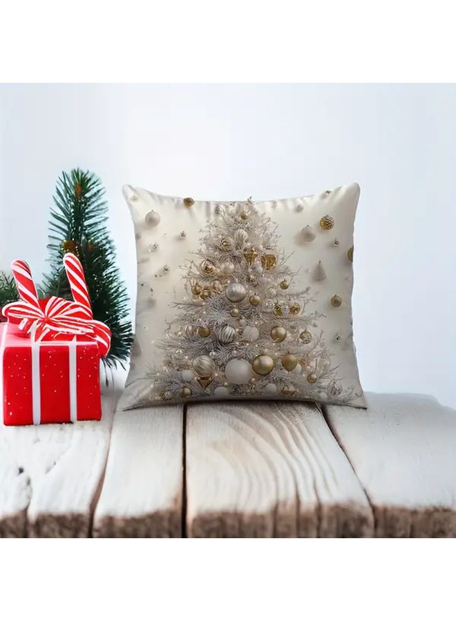 French Style Christmas Tree Throw Pillow Cover 17 72x17 72 Inch Decorative Cushion Case - Image 5